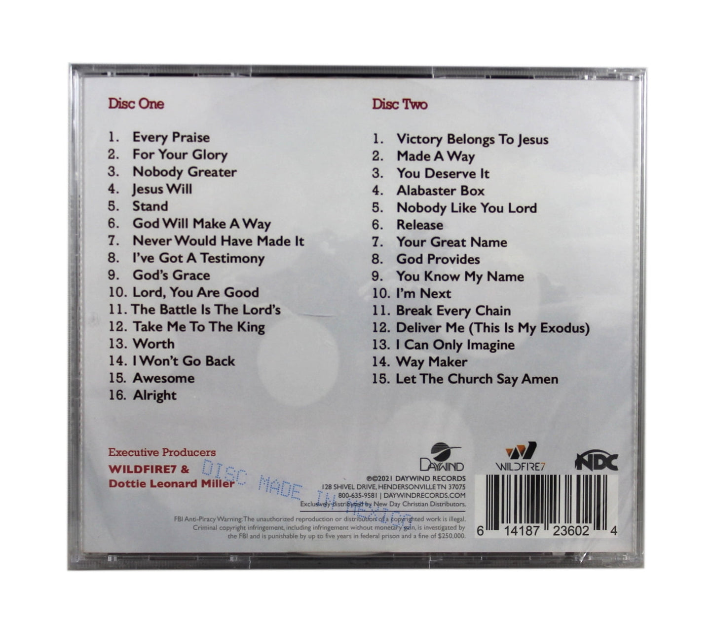 The Best Gospel Songs Ever (2 Disc) CD