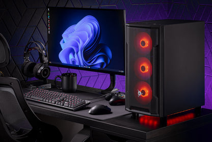 Skytech Shadow Gaming PC Desktop AMD Ryzen 5 5500 NVIDIA GeForce RTX 3