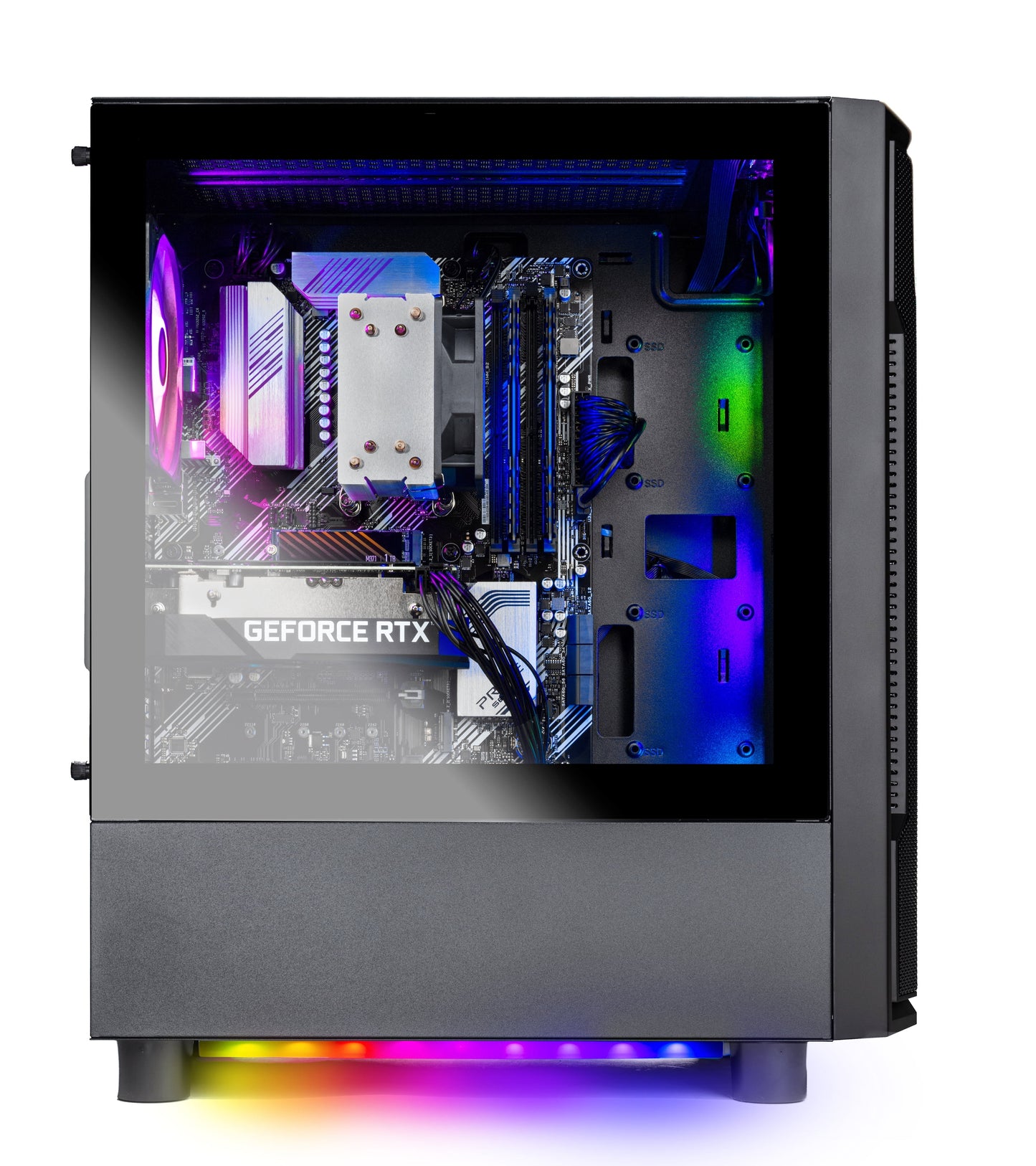 Skytech Shadow Gaming PC Desktop AMD Ryzen 5 5500 NVIDIA GeForce RTX 3
