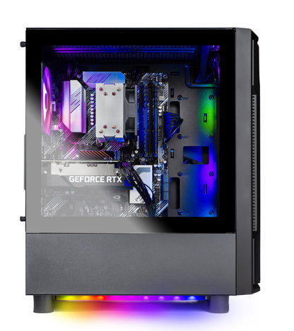 Skytech Shadow Gaming PC Desktop AMD Ryzen 5 5500 NVIDIA GeForce RTX 3