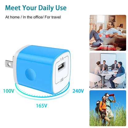 Fast Charger USB Wall Charger with USB-A to Micro Cable 6FT Fast Charg