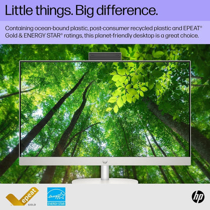 HP 27" All-in-One Desktop Computer, FHD IPS Display, 12-core Intel Cor