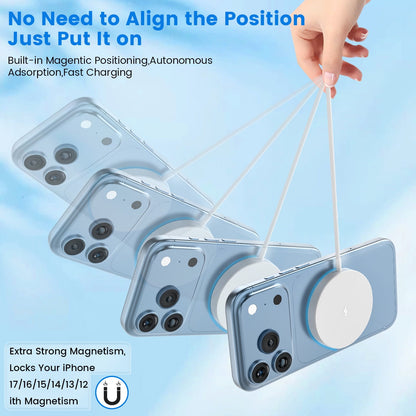 Magnetic Wireless Charger Fast MagSafe Charger for iPhone 17 Pro Max/1