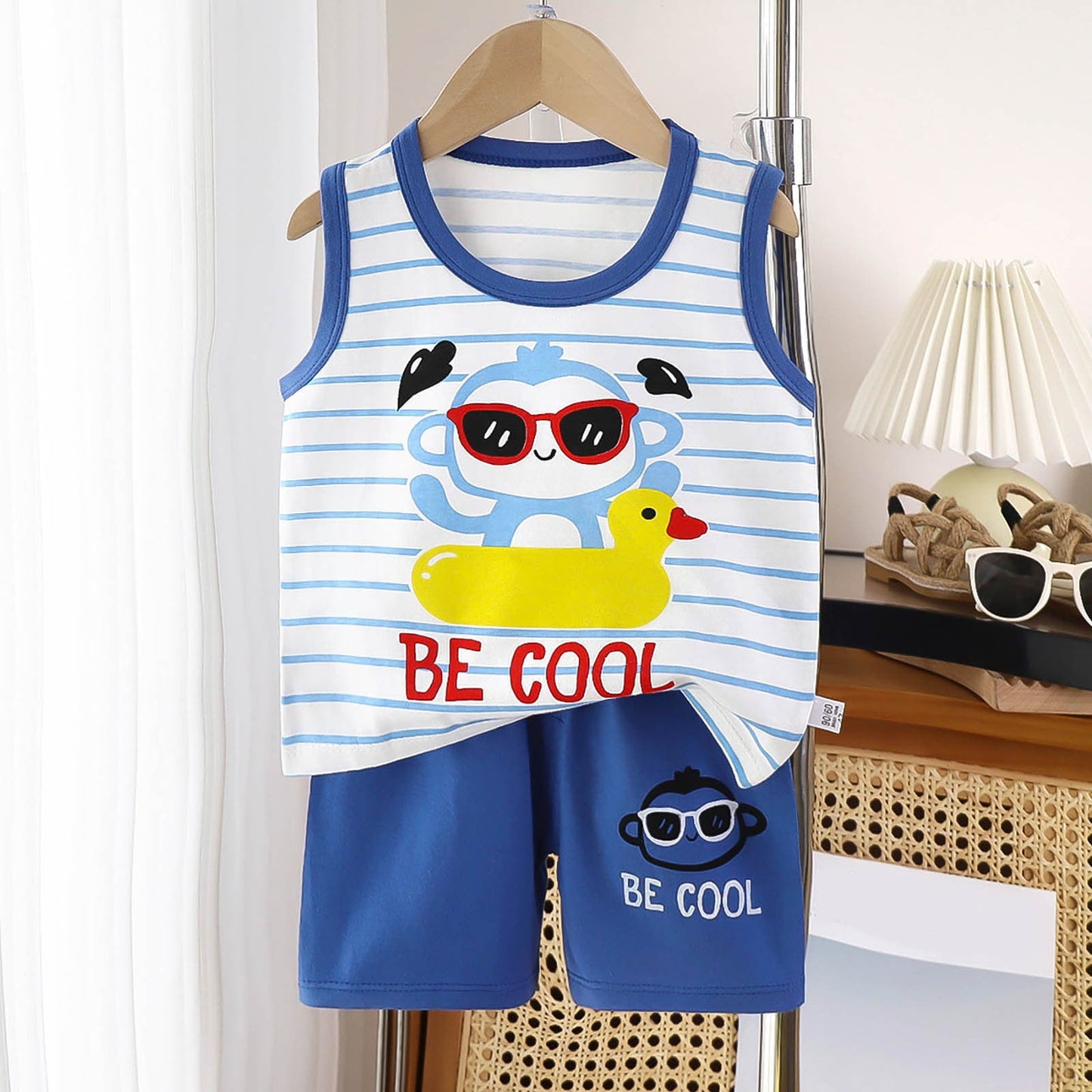 Kids Summer Clothes Summer Clothes Cotton Shirts and Shorts Kids Outfi