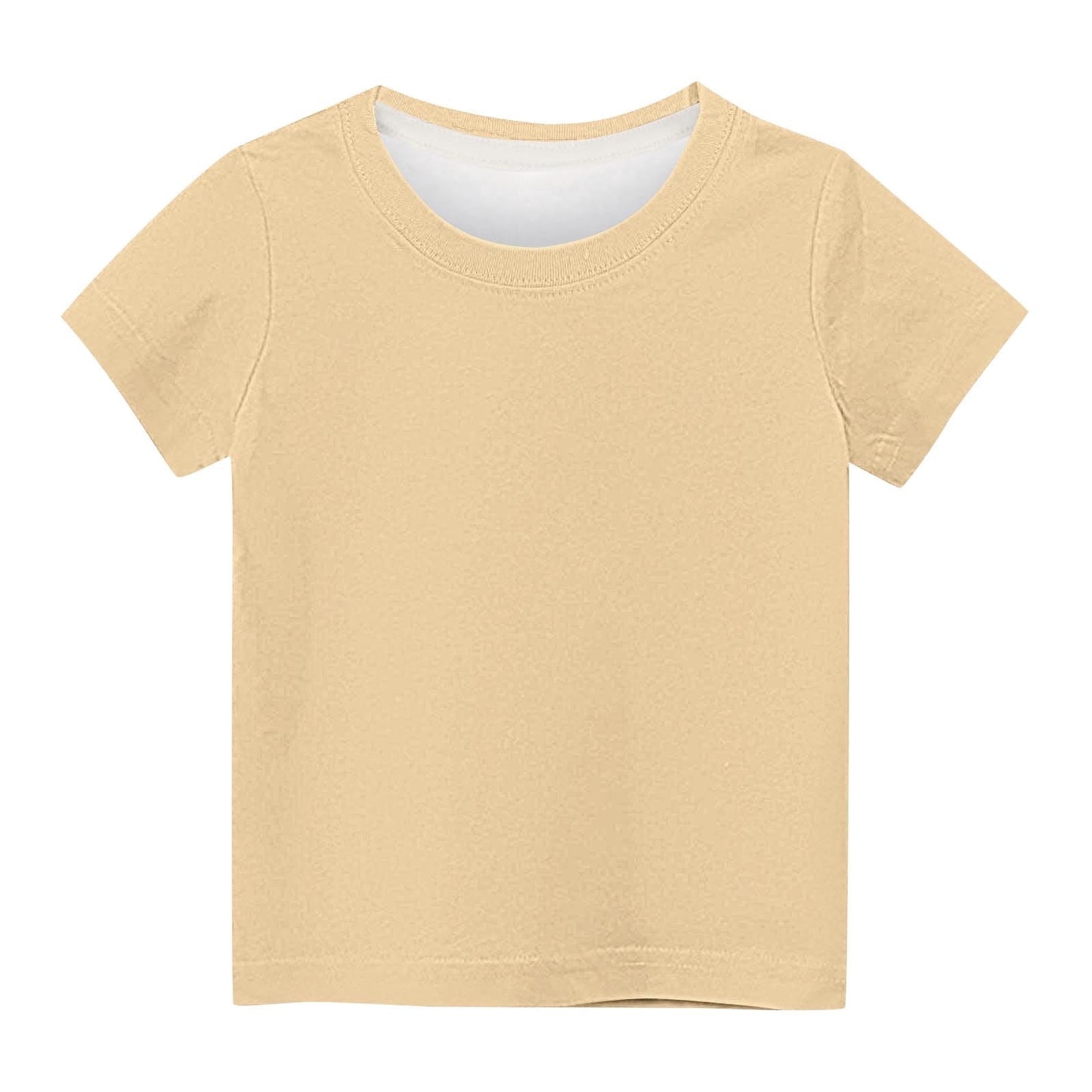 Sakmal Kids Clothes Under $5 For Girls And Boys Beige Daily Life Crew