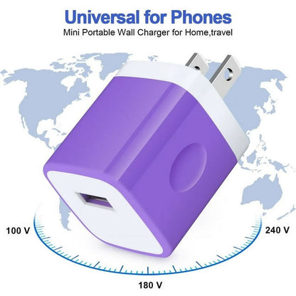 Charging Block,Type C Charger Block Fast Charging HopePow 3PCS 1A/5V U