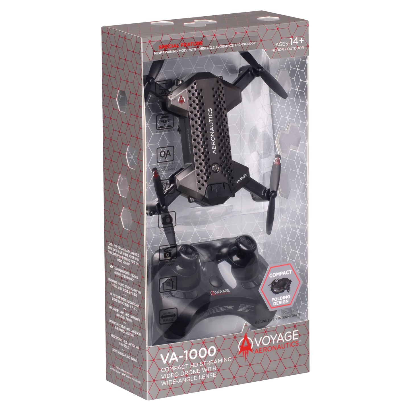 Voyage Aeronautics 7 Inch HD Streaming Drone with Wide-Angle Lens in B