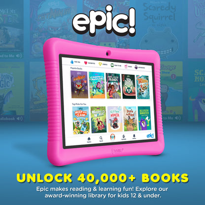 Contixo K102 Kids Tablets Bundle, Educational Tablets for Kids with Ca