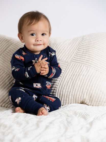 M+A by Monica + Andy, Organic Cotton One-Piece Coverall, Sizes Newborn