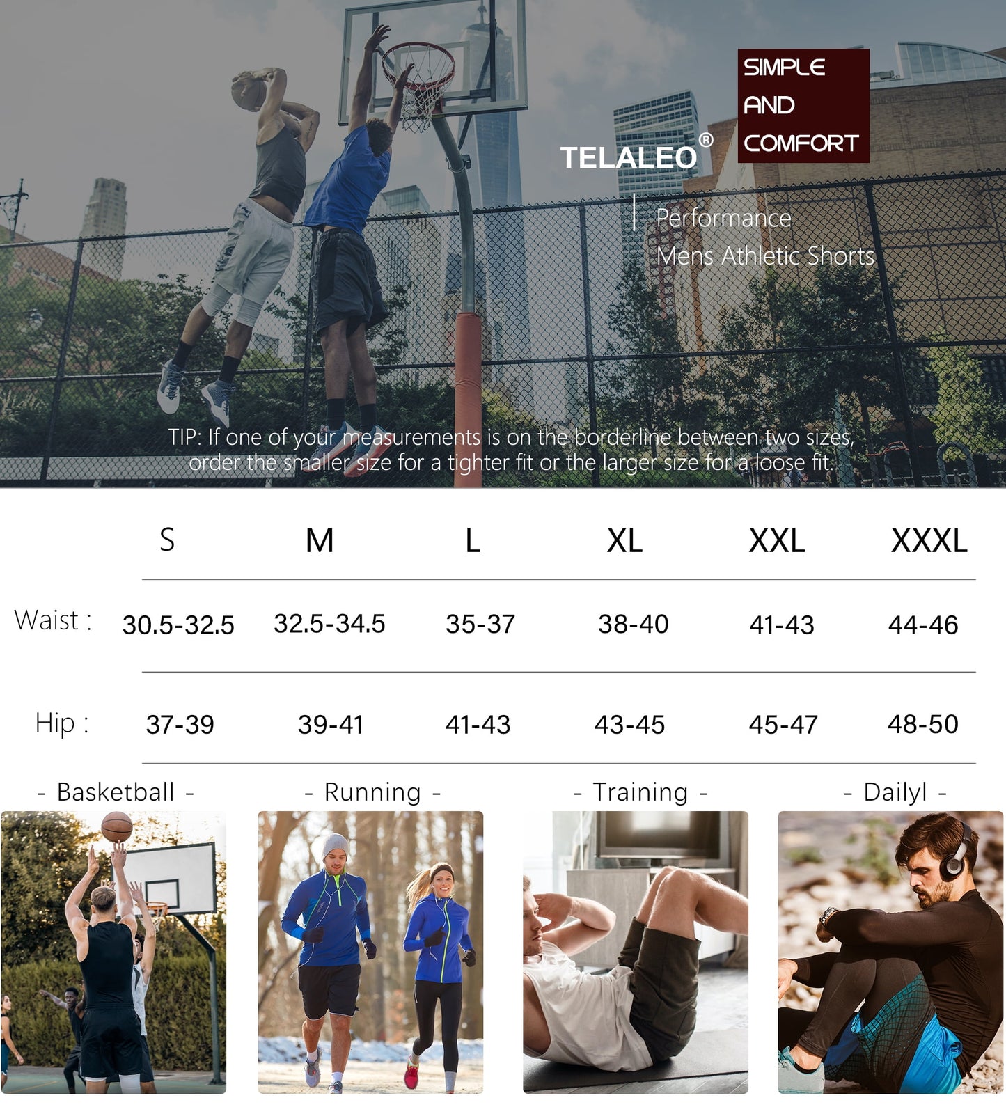 TELALEO 5 Pack Mens Mesh Athletic Basketball Shorts Gym Shorts with Po