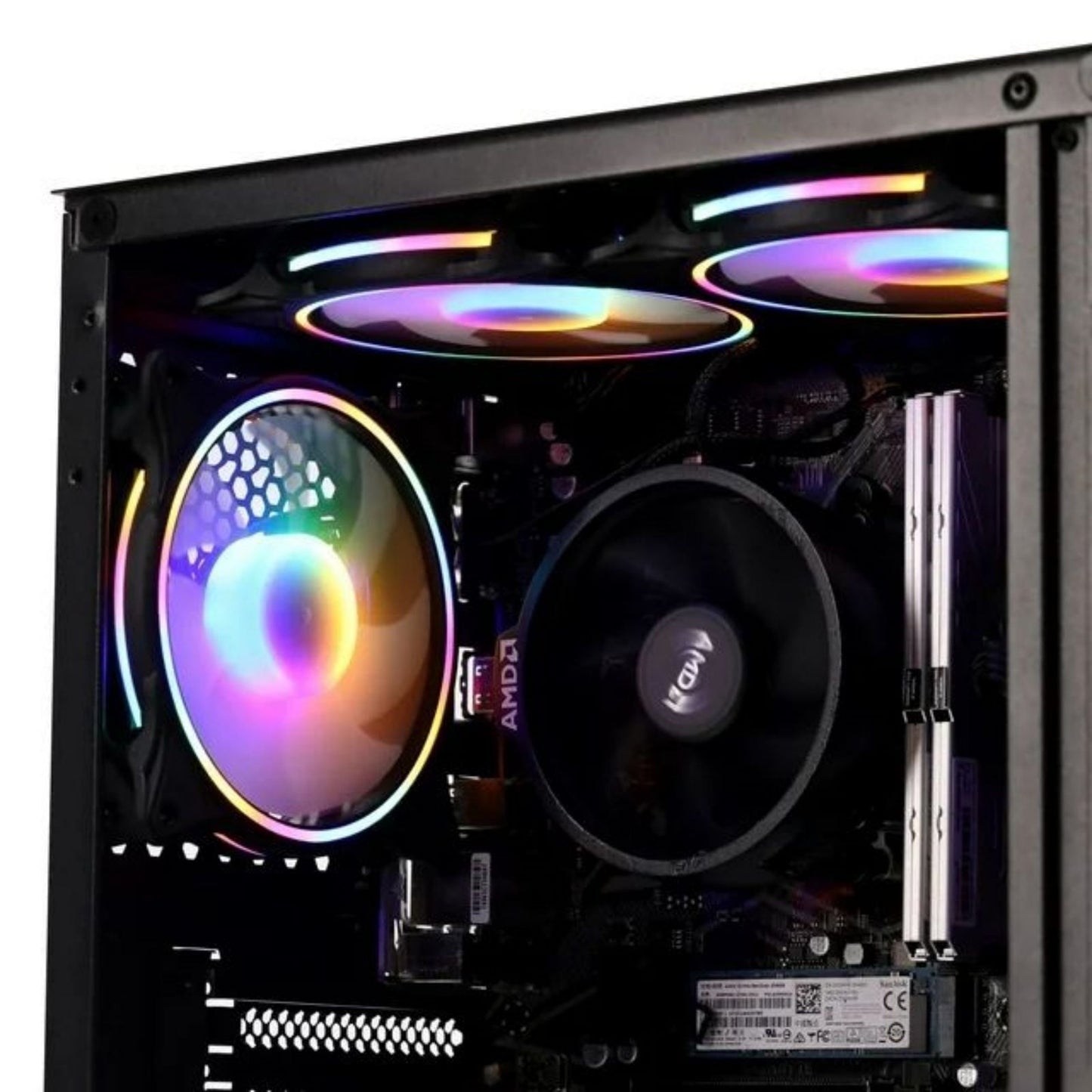 MXZ Gaming PC Desktop Computer, AMD Ryzen 5 5600GT,16GB DDR4, NVME 1TB
