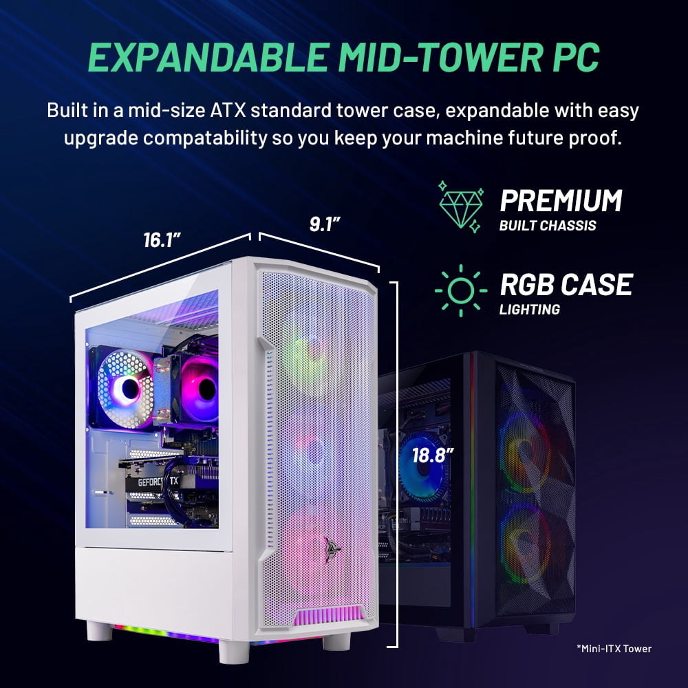 Skytech Archangel Gaming PC Desktop Intel Core i5 13400F NVIDIA GeForc