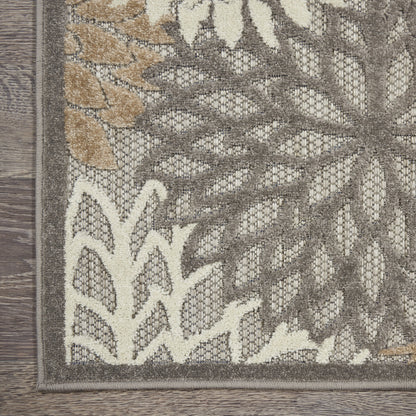 Nourison Aloha Indoor/Outdoor Natural 6' x 9' Area Rug, (6x9)