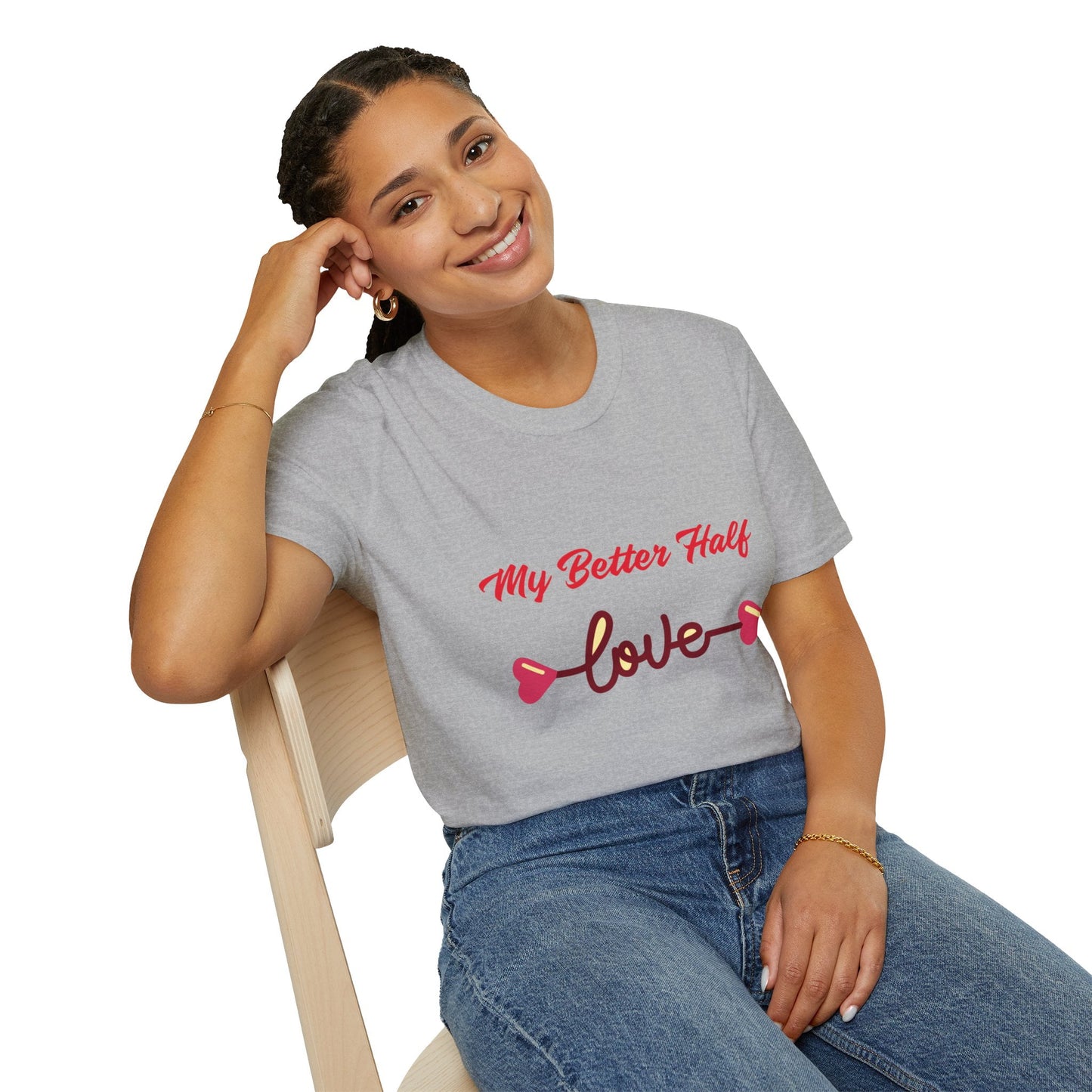 Better Men Women Heart and Arrow Novelty Apparel