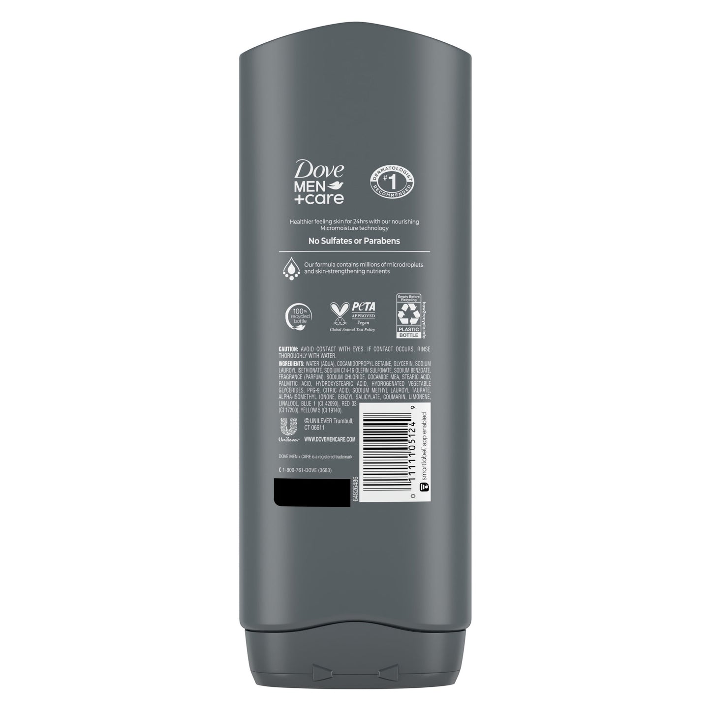 Dove Men+Care Hydrating Gentle Face & Body Wash for Men Clean Comfort