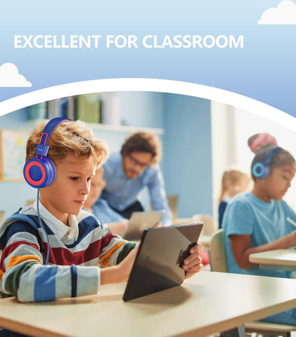 Upgrade USB Type C Kids Headphone for School, 94dB Safe Volume Limited