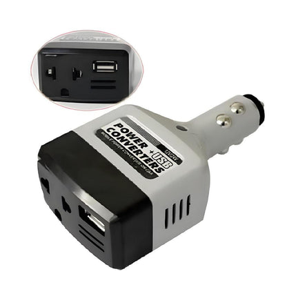 Car Power Inverter DC to AC Converter 150W with 2 AC Outlets and 2 USB