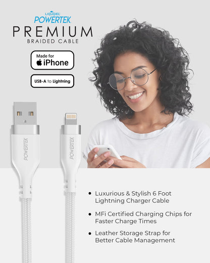 Liquipel Powertek iPad & iPhone Lightning Charger Cable, Fast Charging