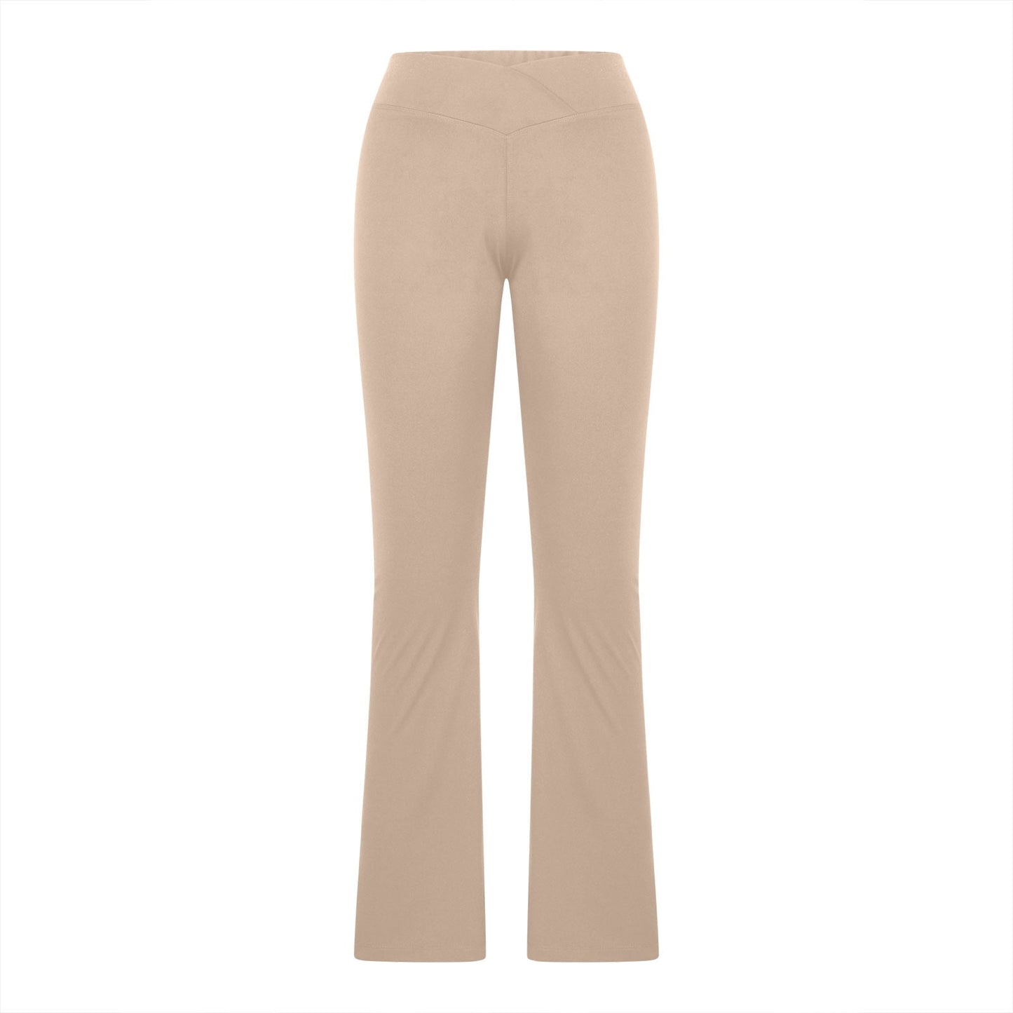 QATAINLAV Women's Flare Yoga Pants Casual V Crossover High Waisted Wor