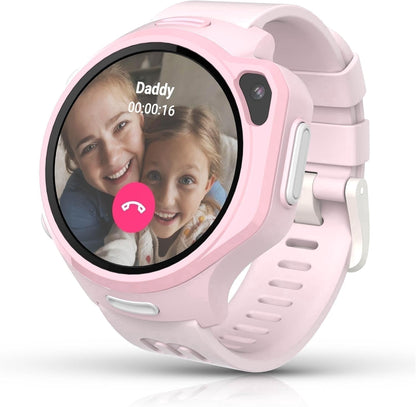 myFirst Fone R2 (Cotton Candy) - Kids Smartwatch Phone: GPS Safety, Vi