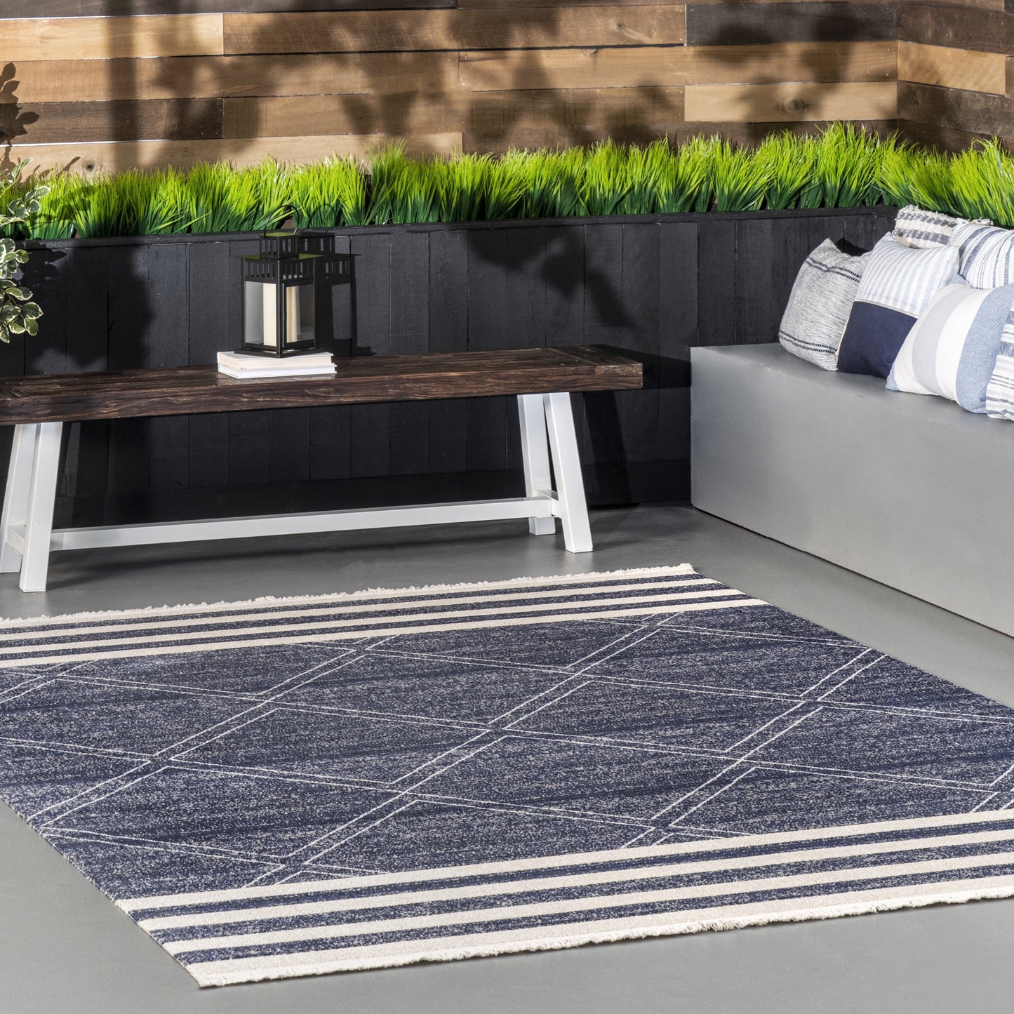 nuLOOM Roberge Coastal Indoor/Outdoor Area Rug, 2' 6" x 8', Runner, Ro