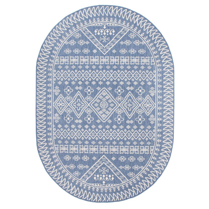 nuLOOM Kandace Tribal Indoor/Outdoor Runner Rug, 2' x 10', Blue
